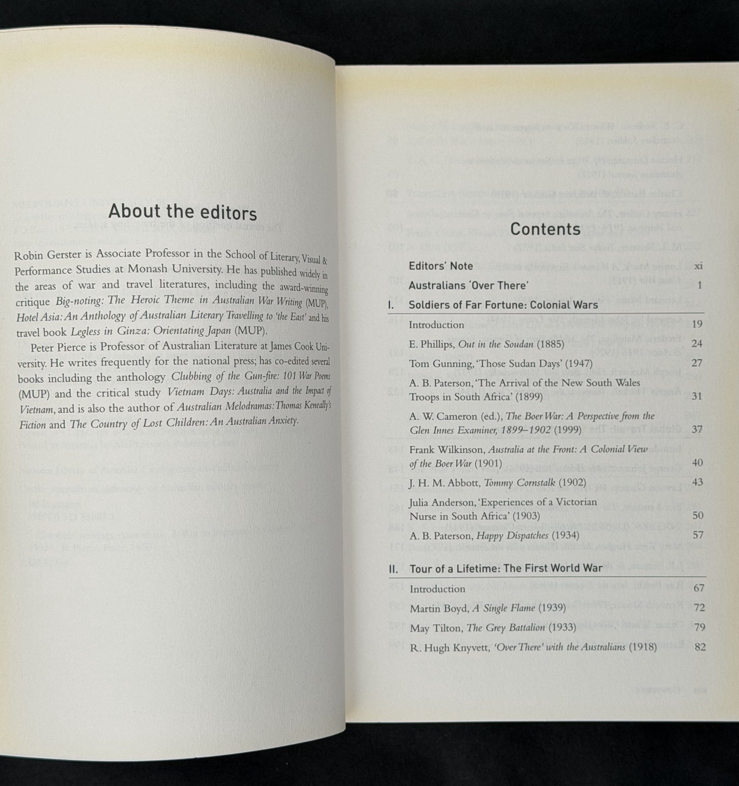 On the War-path by Robin Gerster, Peter Pierce