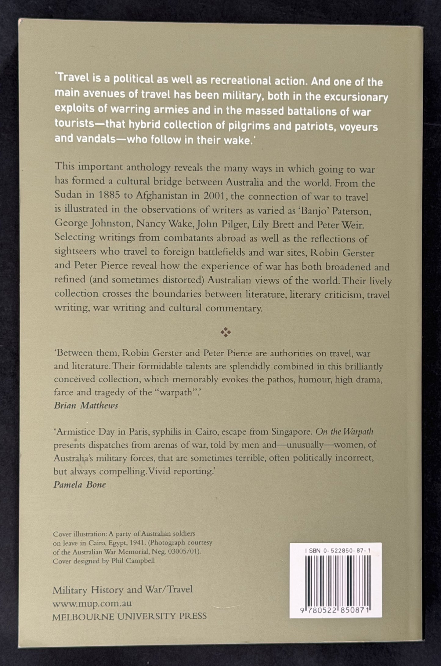 On the War-path by Robin Gerster, Peter Pierce