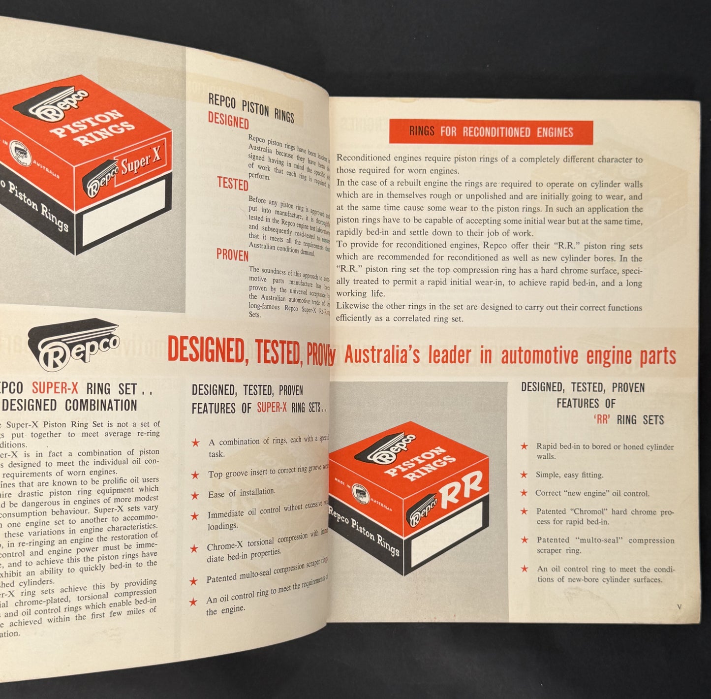 Catalogue No. R63 Engine Parts by Repco Engine Parts Group