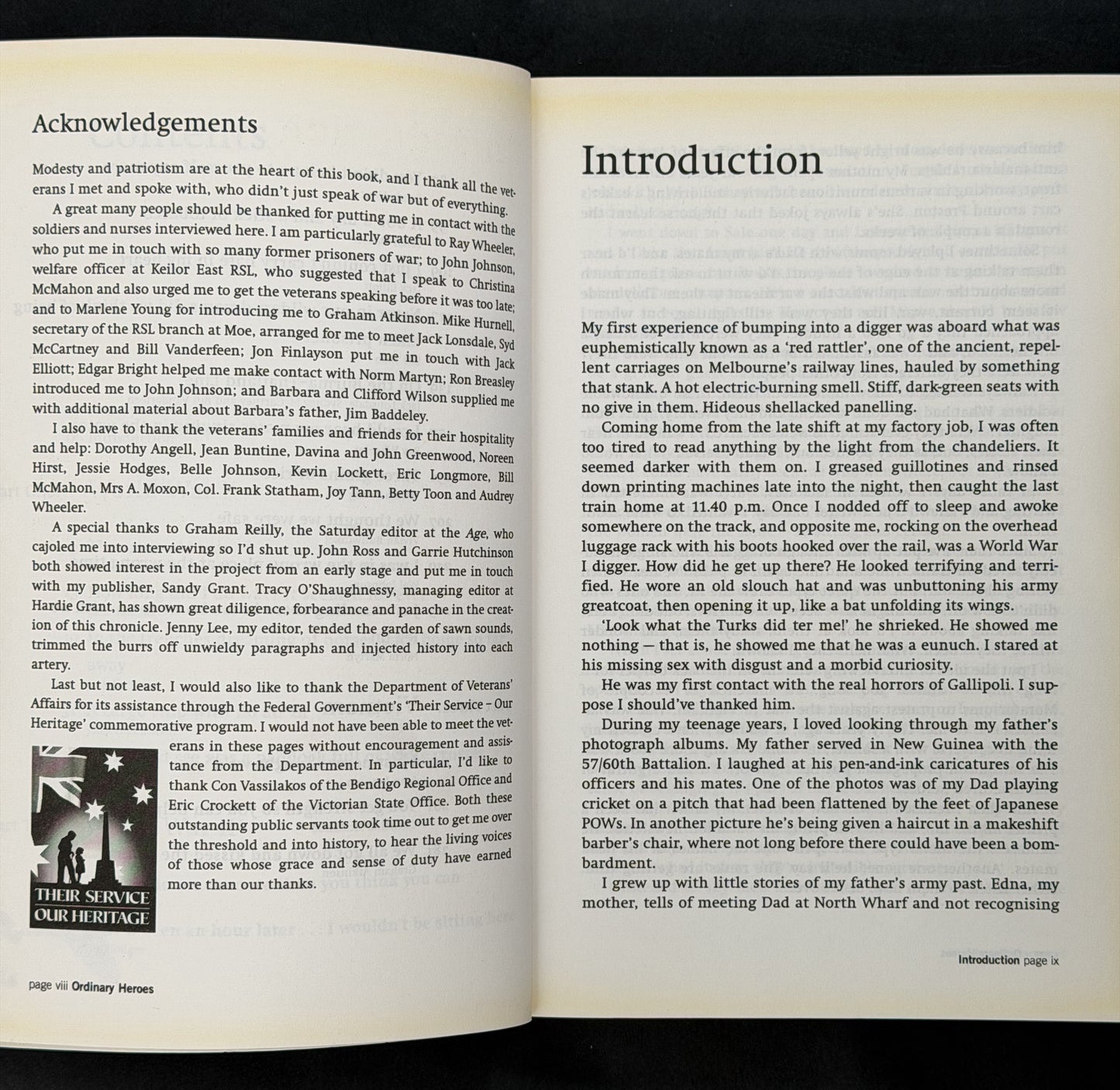 Ordinary Heroes by Barry Dickins
