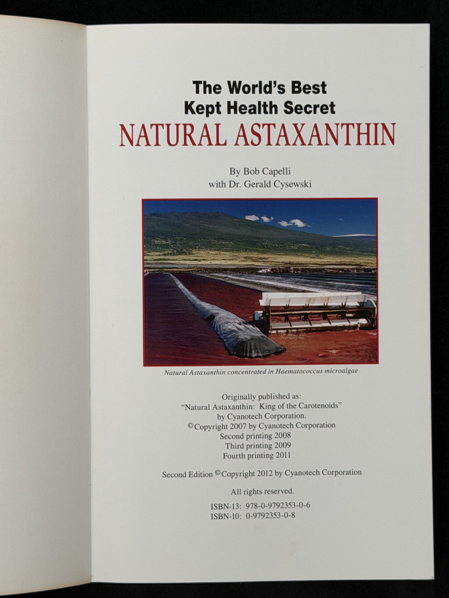 Astaxanthin by Bob Capelli, Cyanotech Corporation