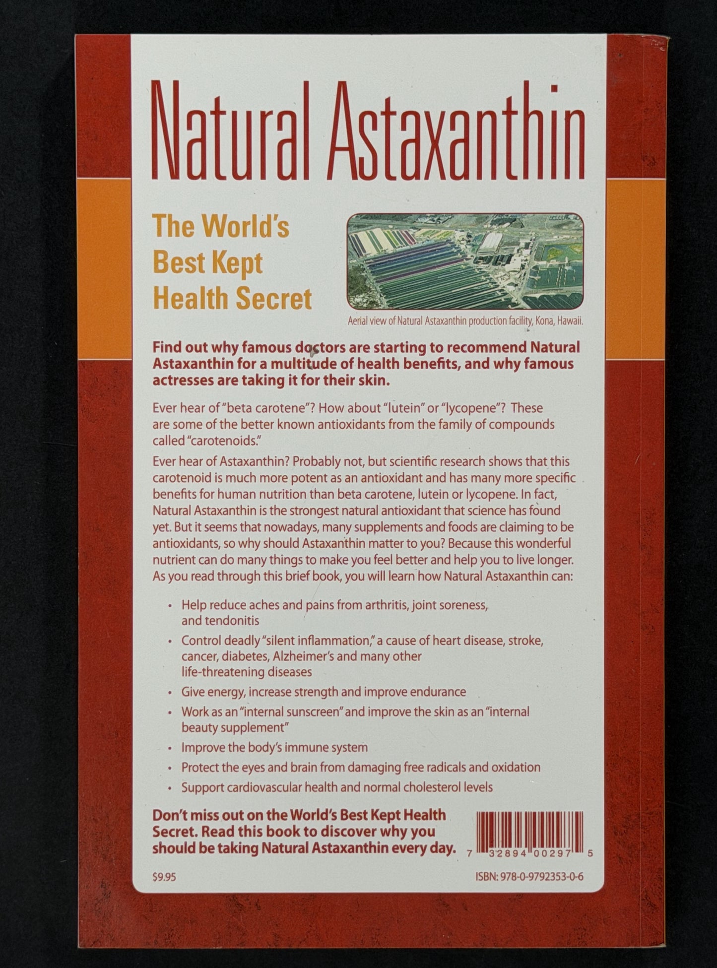 Astaxanthin by Bob Capelli, Cyanotech Corporation