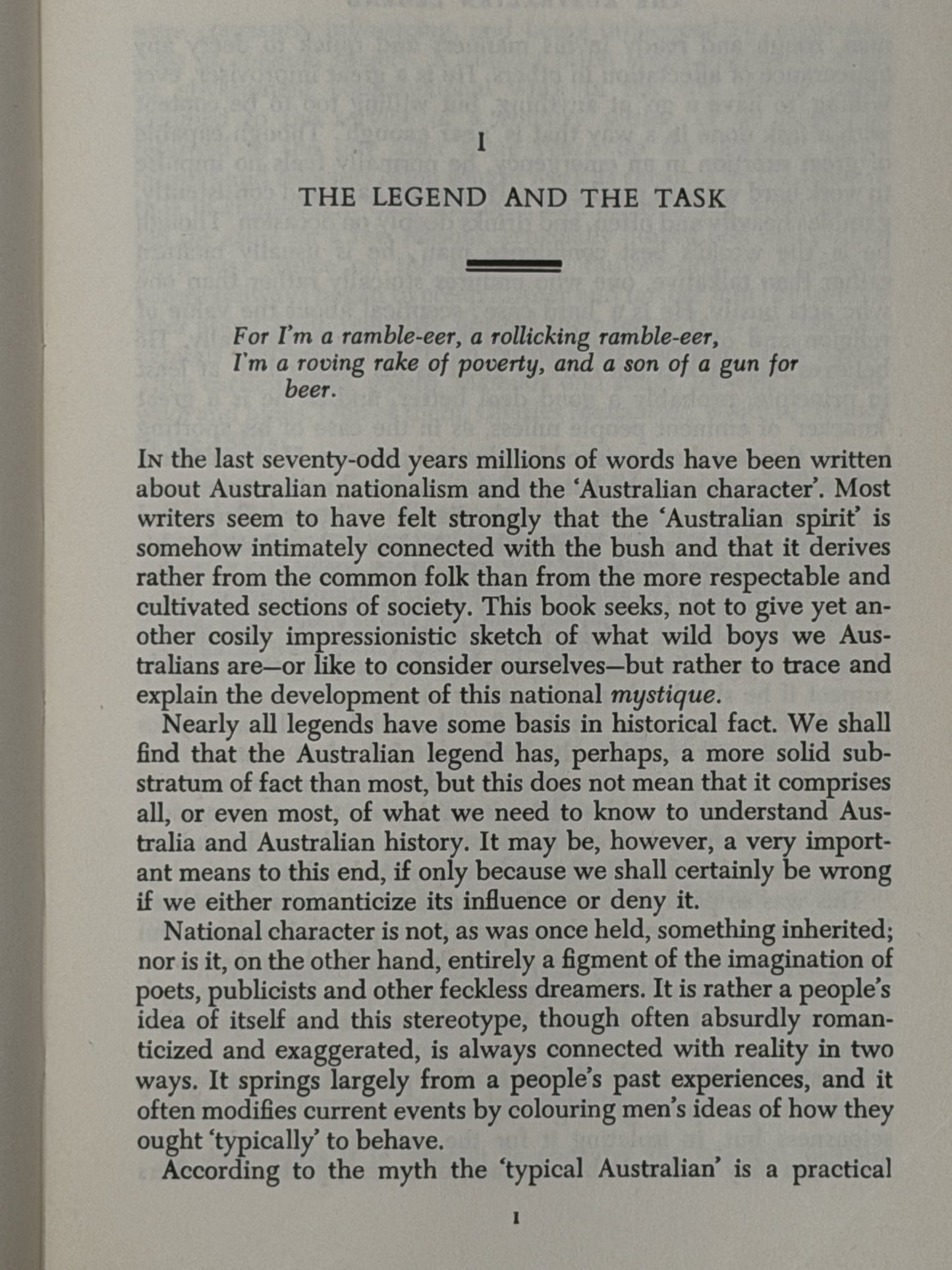 The Australian Legend by Russel Ward