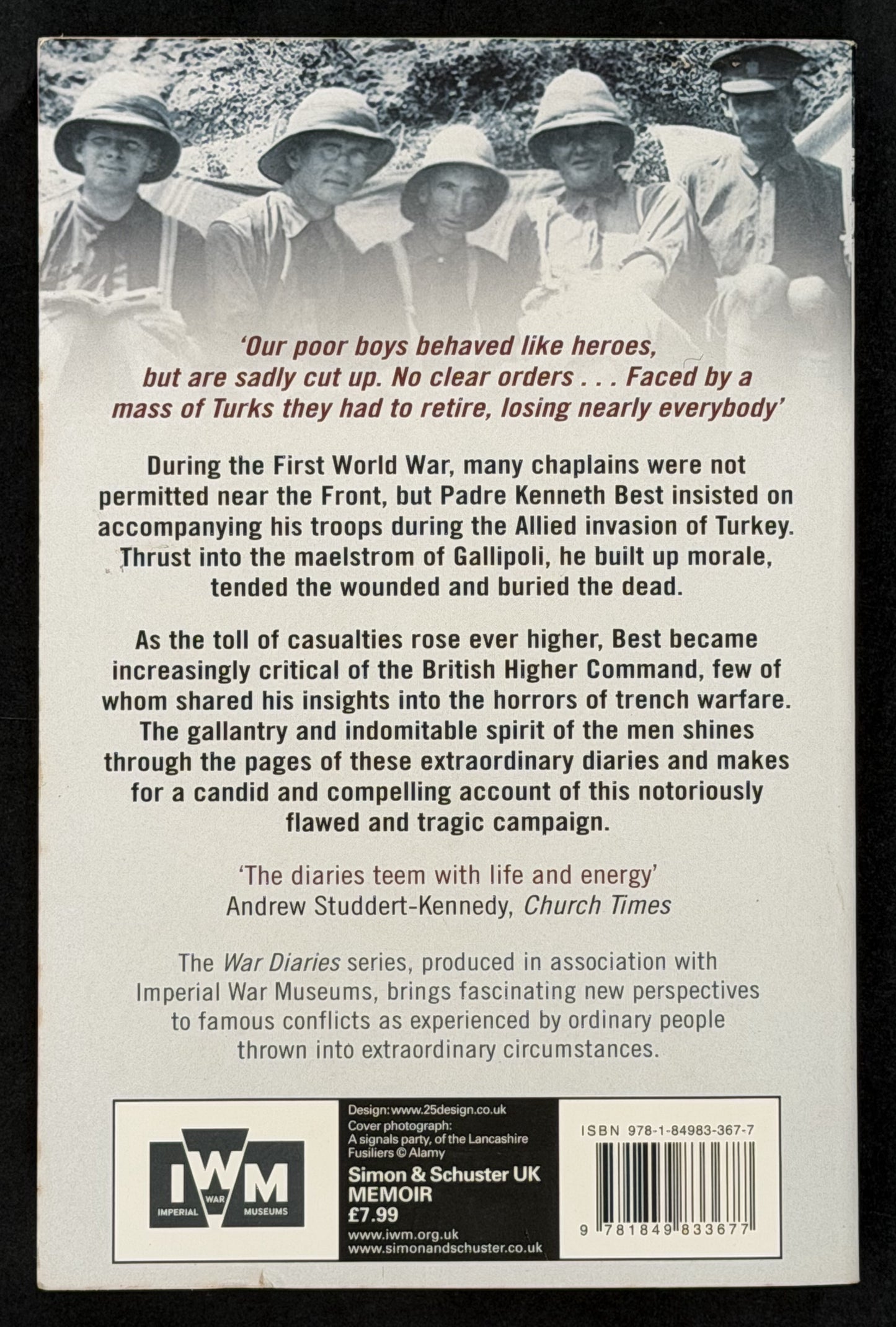 A Prayer for Gallipoli by Gavin Roynon
