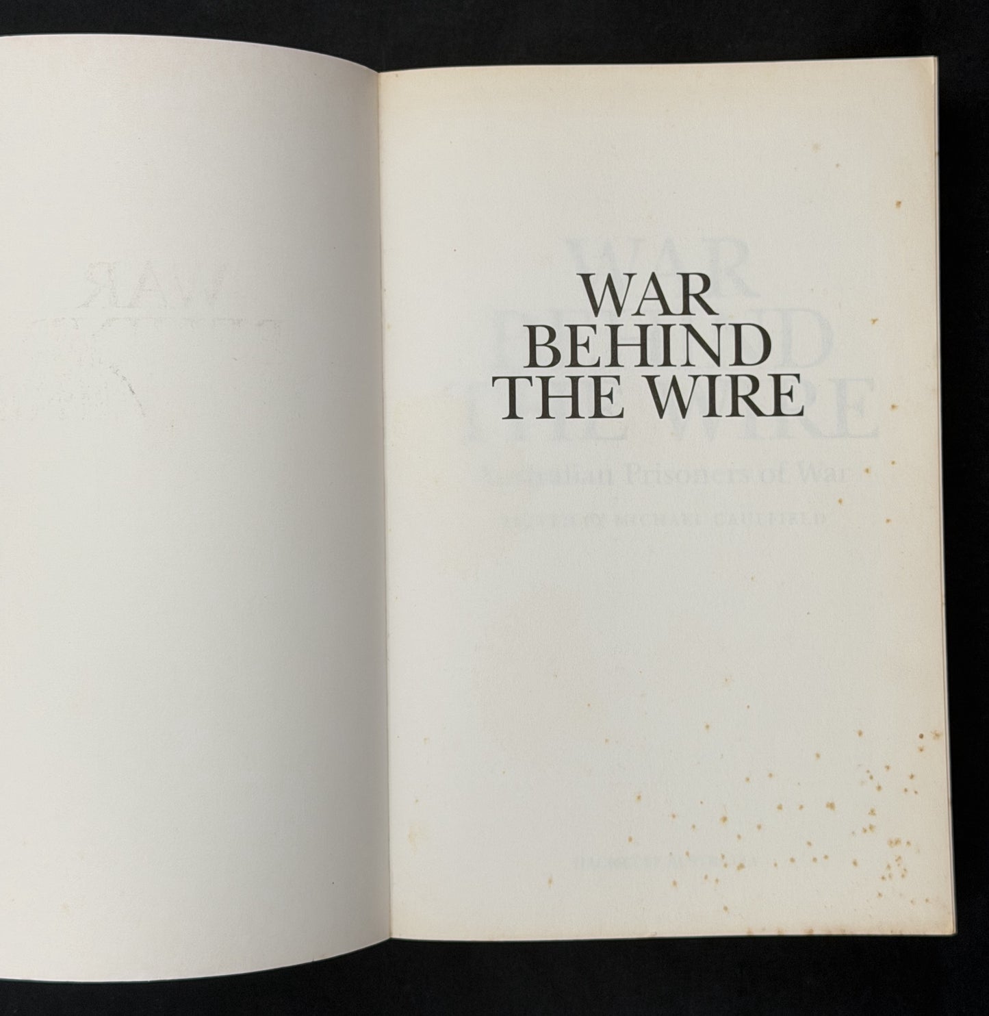 War Behind The Wire by Michael Caulfield