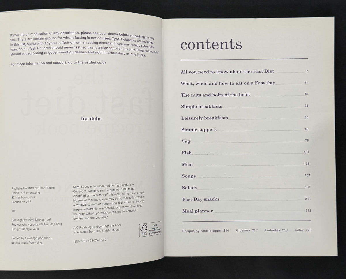 The Fast Diet Recipe Book by Mimi Spencer