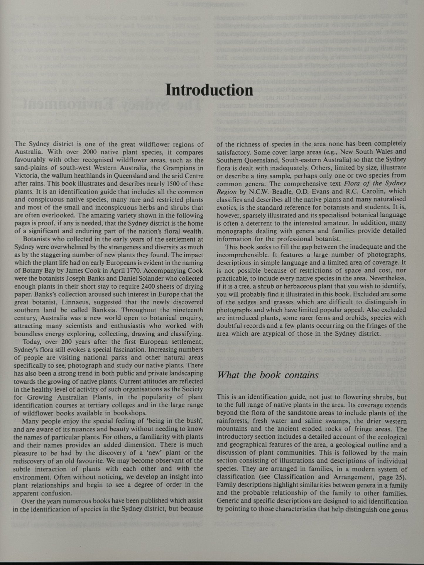 Native Plants of the Sydney District by Alan Fairley, Philip Moore