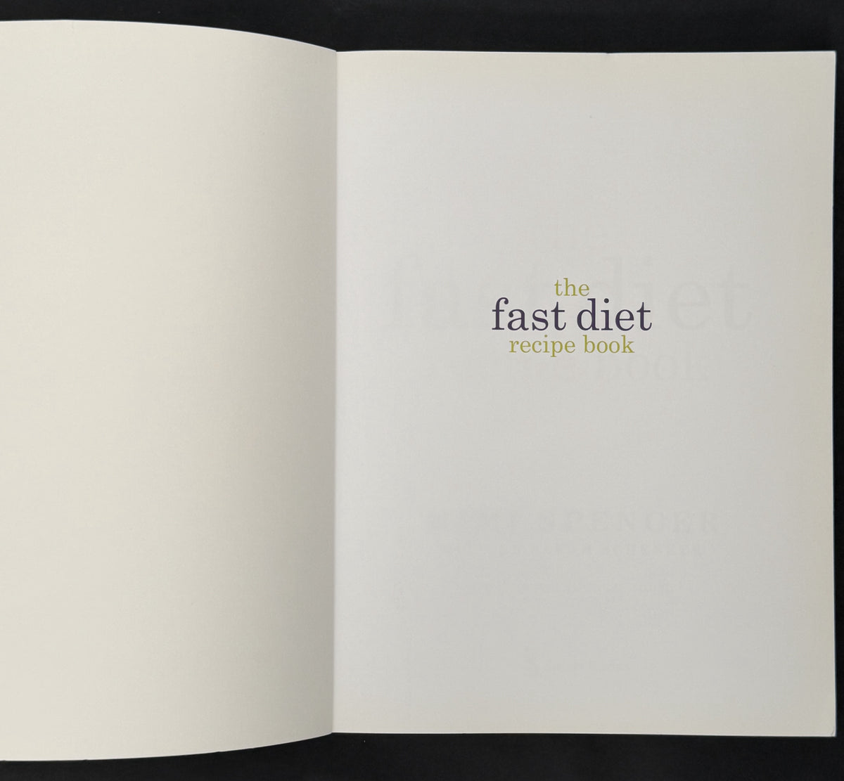 The Fast Diet Recipe Book by Mimi Spencer