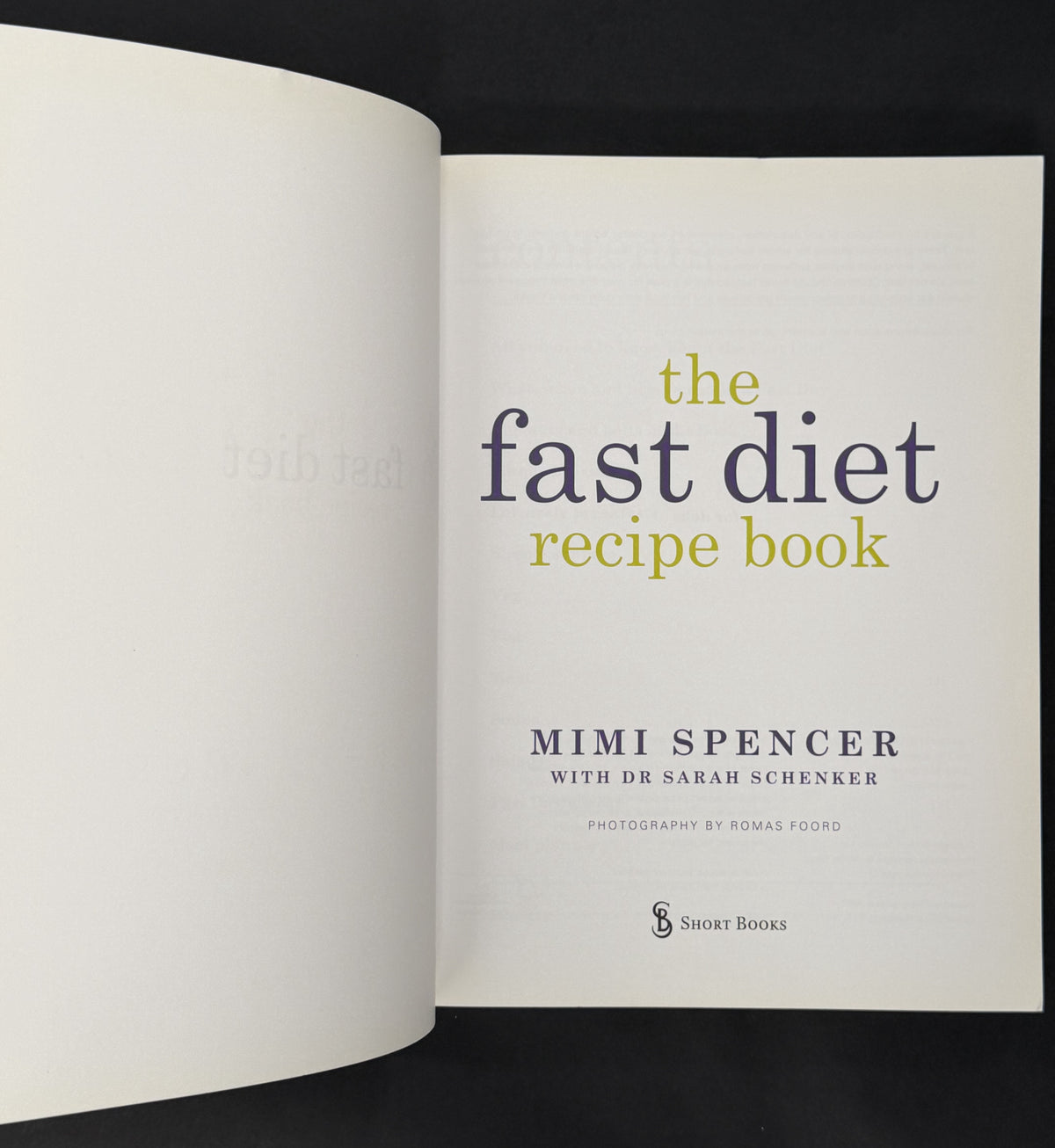 The Fast Diet Recipe Book by Mimi Spencer