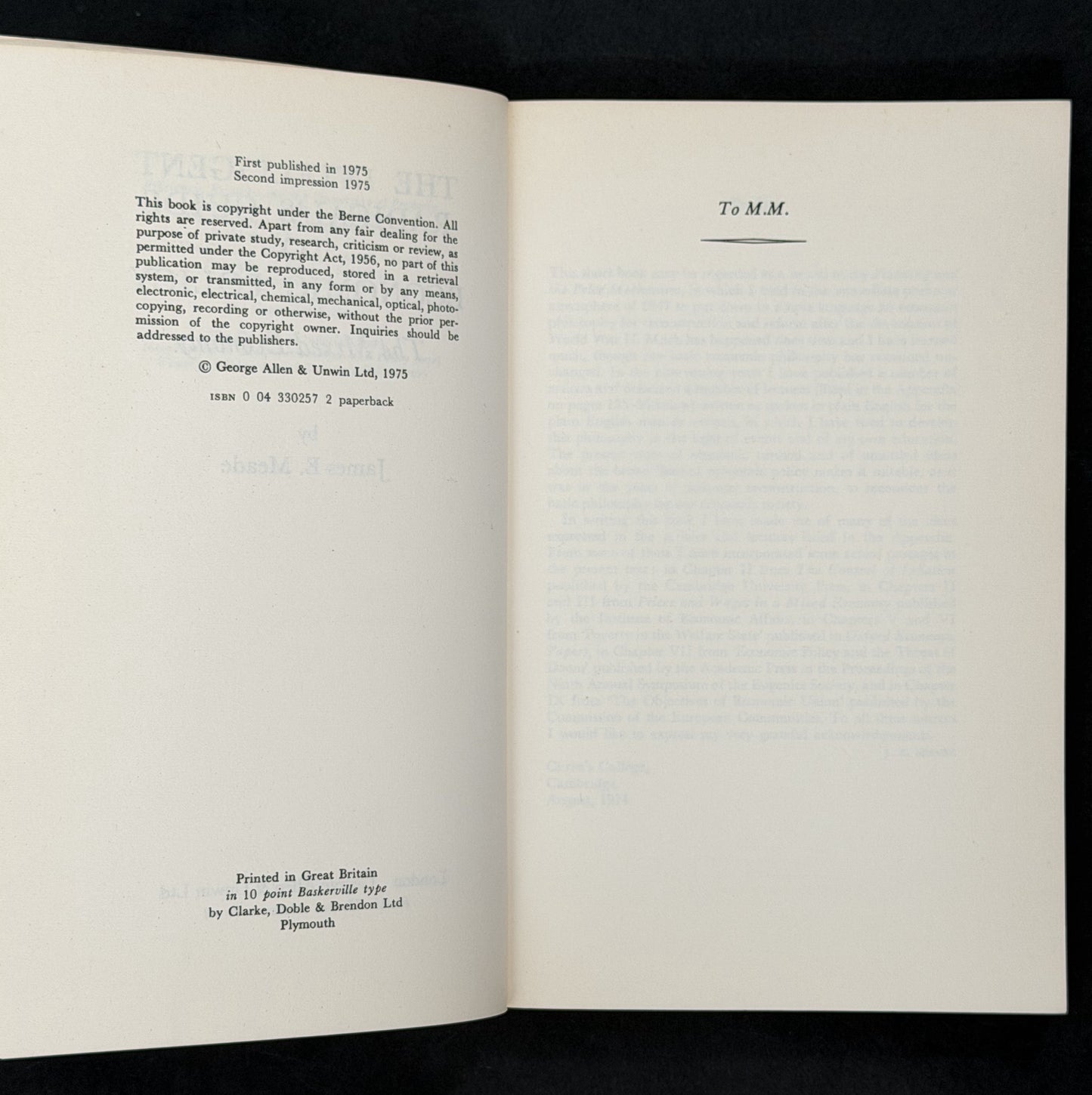 The Intelligent Radical's Guide to Economic Policy by James Edward Meade
