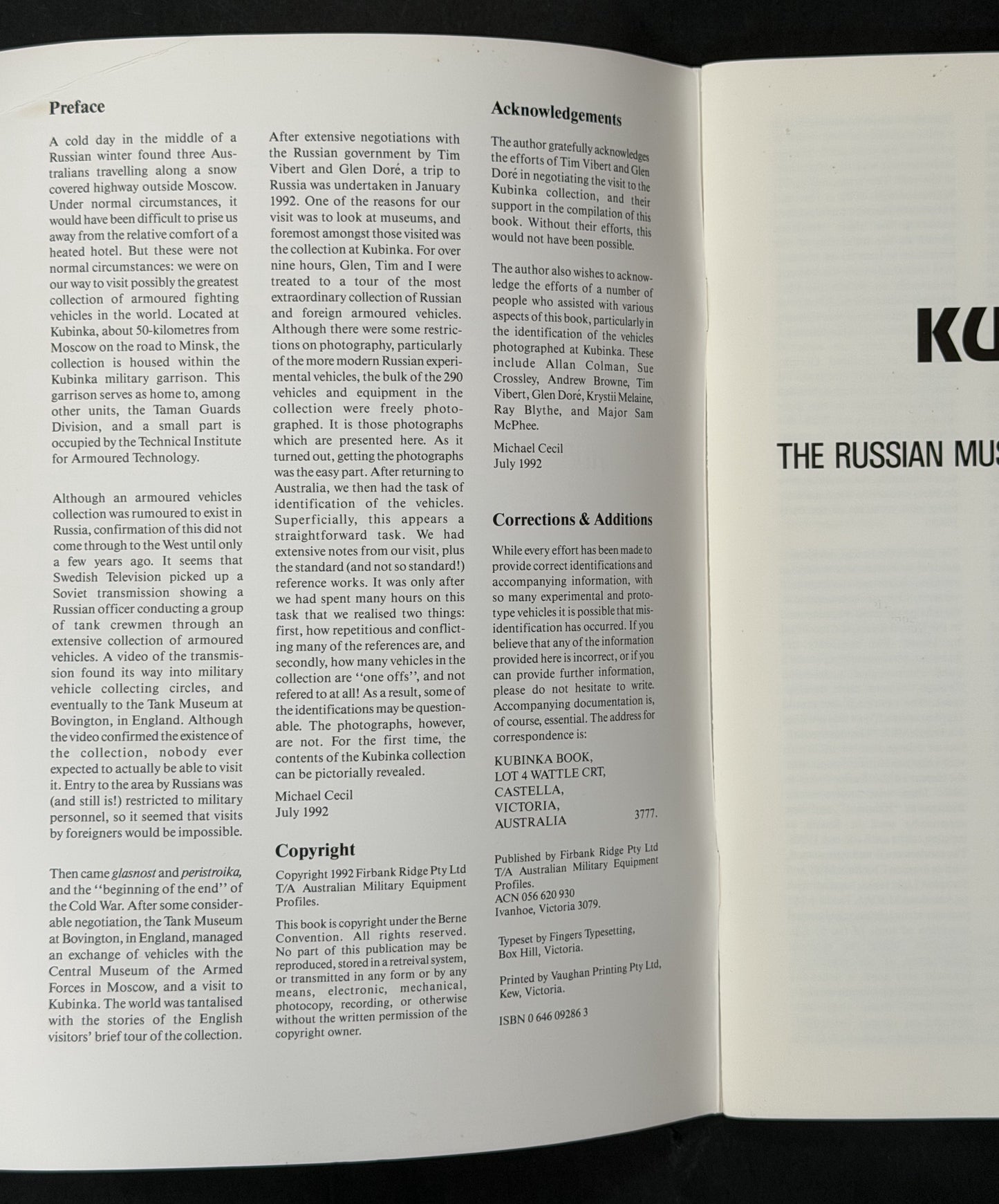 Kubinka by Michael Cecil, Glen Doré, Tim Vibert