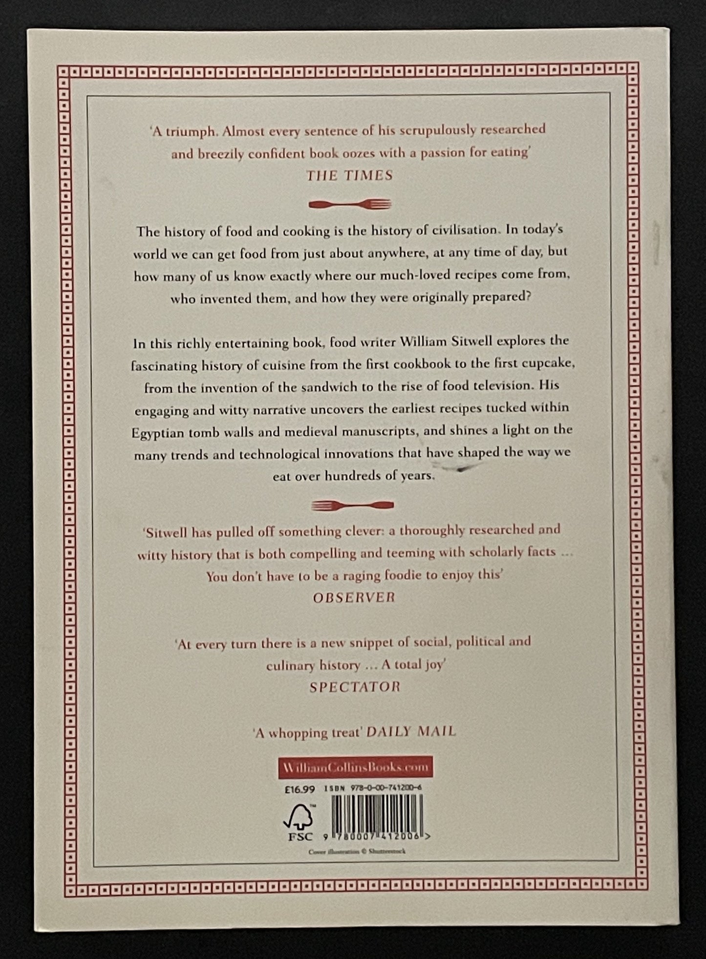 A History of Food in 100 Recipes by William Sitwell