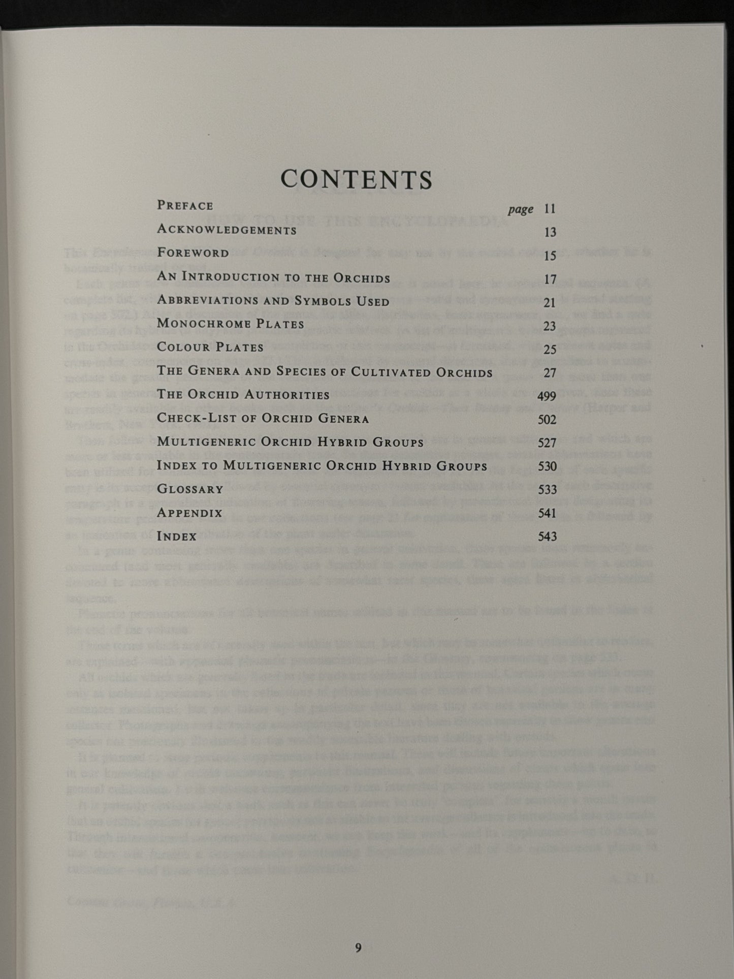 ENCYCLOPAEDIA OF CULTIVATED ORCHIDS by ALEX D HAWKES