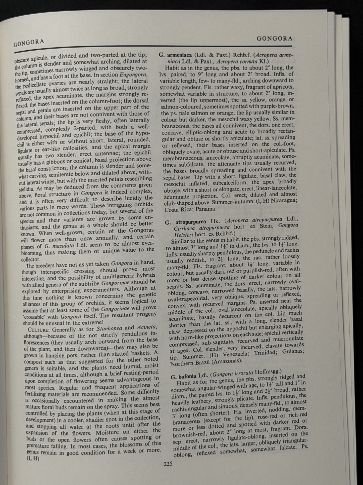 ENCYCLOPAEDIA OF CULTIVATED ORCHIDS by ALEX D HAWKES