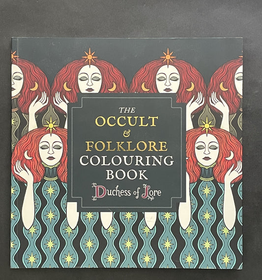 The Occult & Folklore Colouring Book by Duchess of Lore