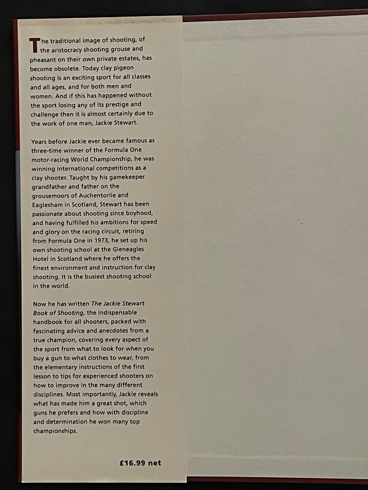 The Jackie Stewart Book of Shooting by Jackie Stewart, Mike Barnes