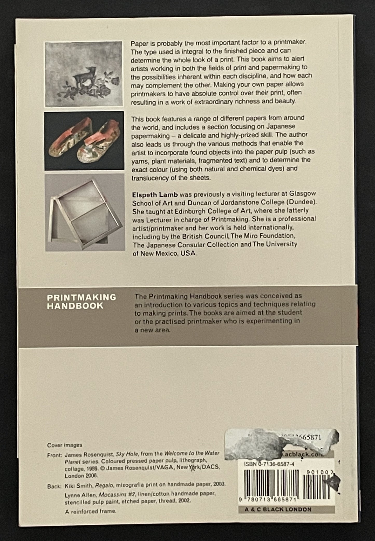 Papermaking for Printmakers by Elspeth Lamb