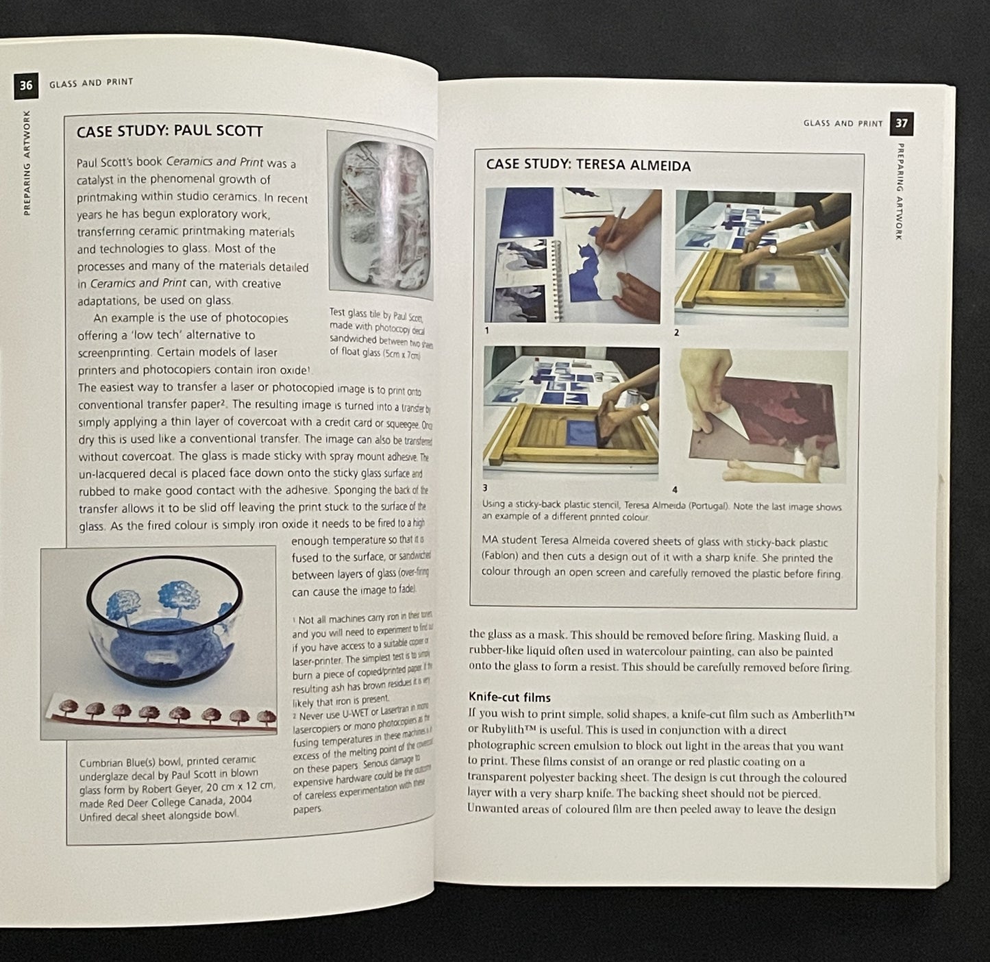 Glass and Print by Kevin Petrie