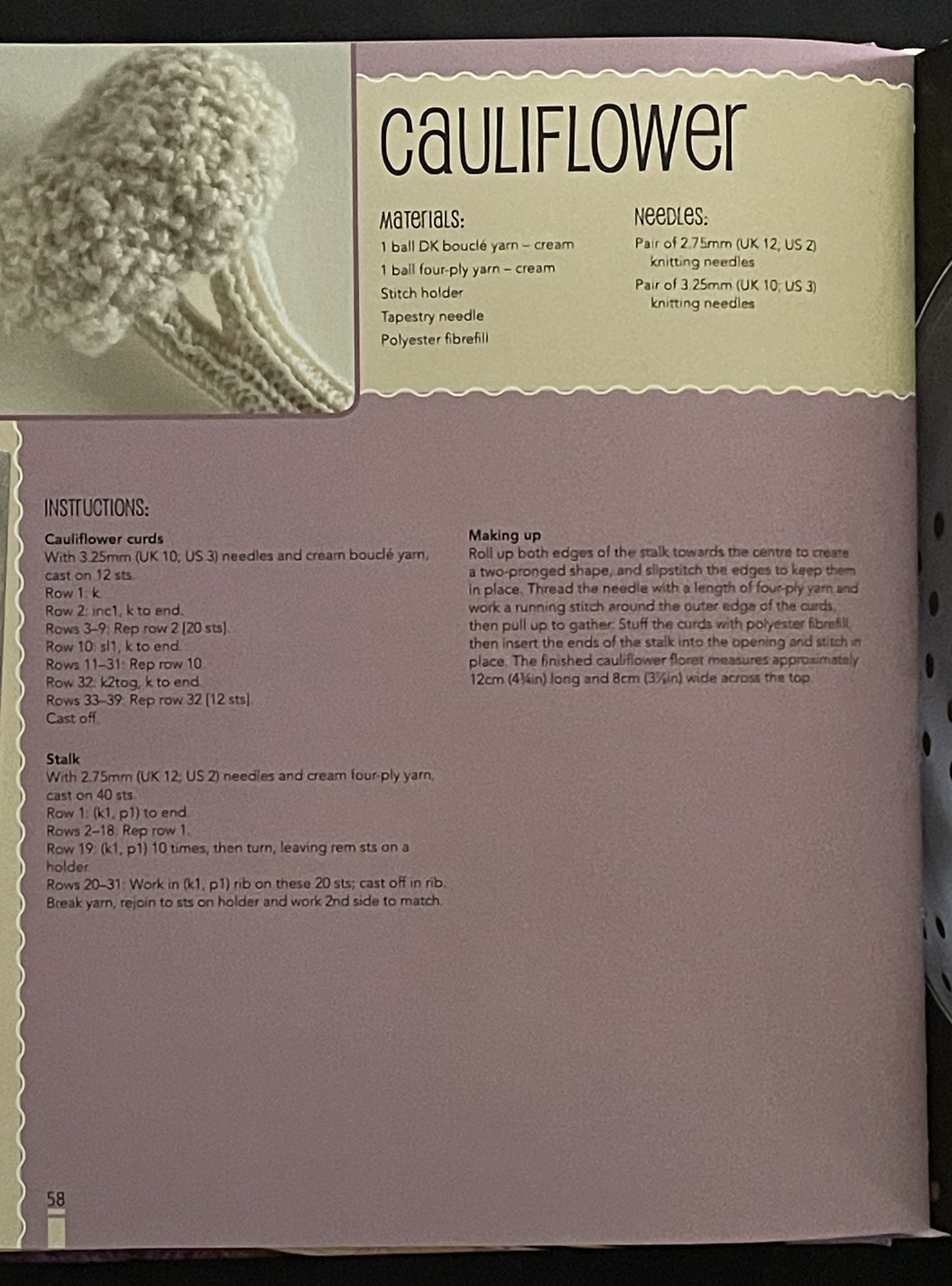 Knitted Fruit and Vegetables by Susie Johns