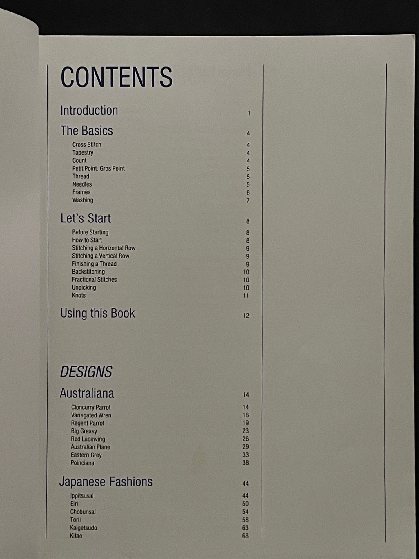 Cross Stitch Designs by Graeme Ross