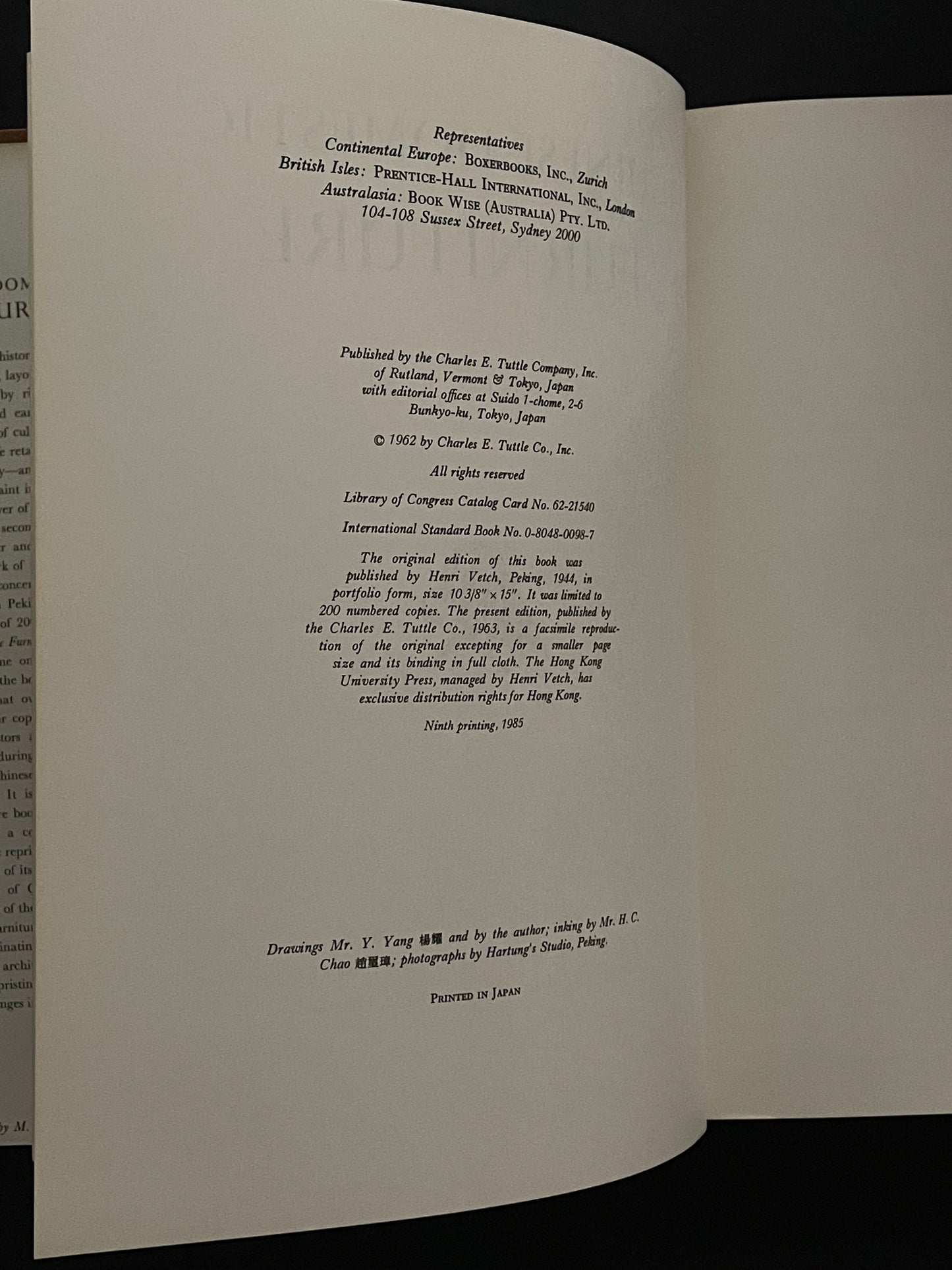 Chinese Domestic Furniture by Gustav Ecke