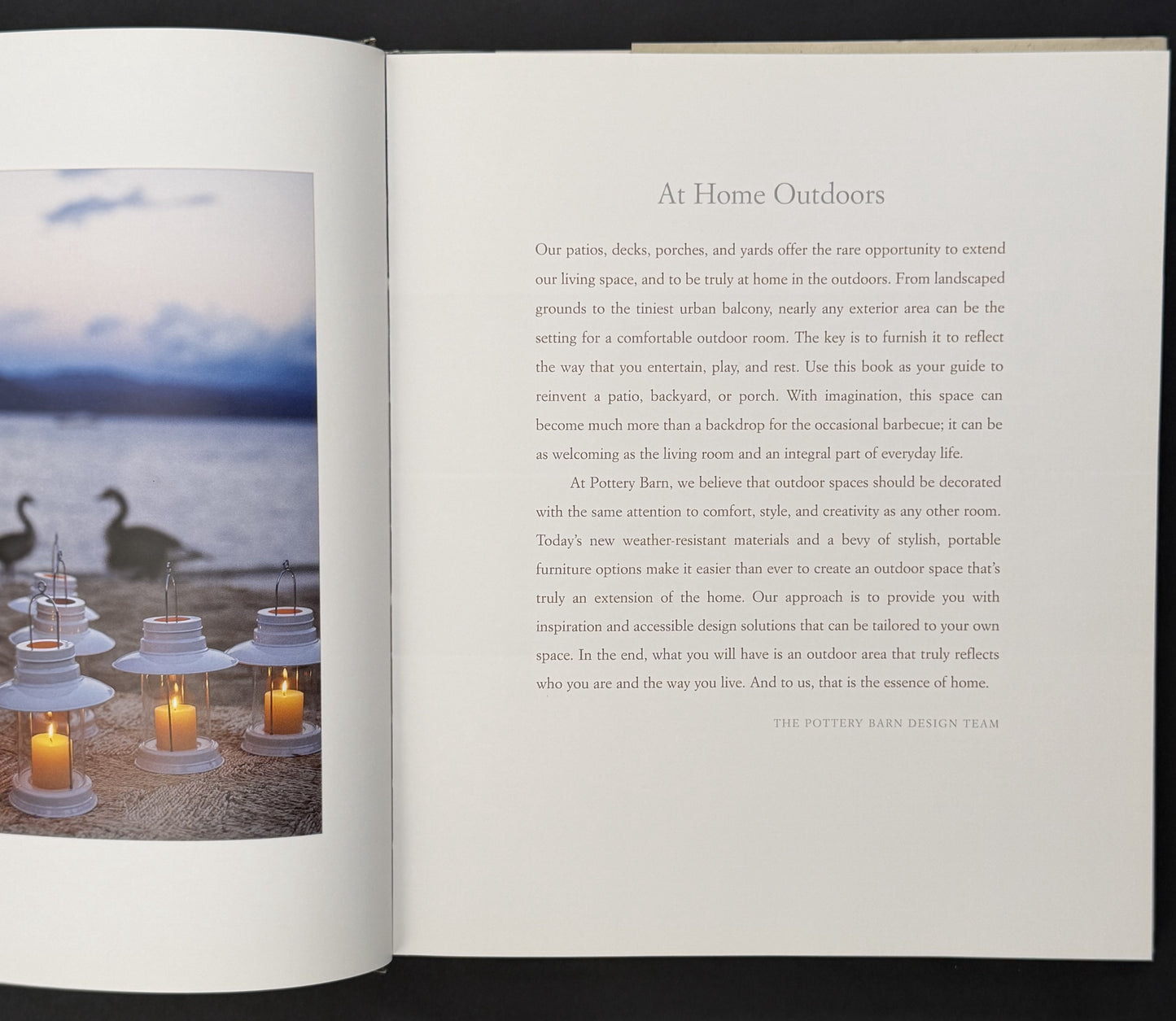 Pottery Barn Outdoor Spaces by Christene Barberich, David Matheson, Clay Ide