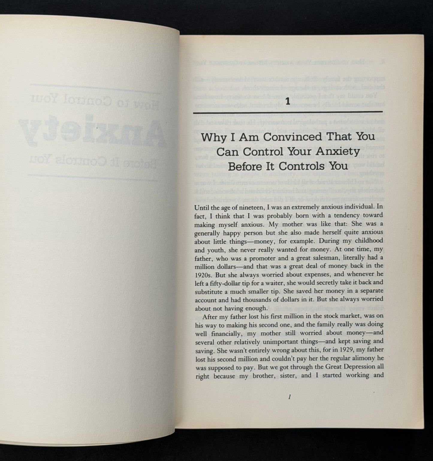 How to Control Your Anxiety Before it Controls You by Albert Ellis