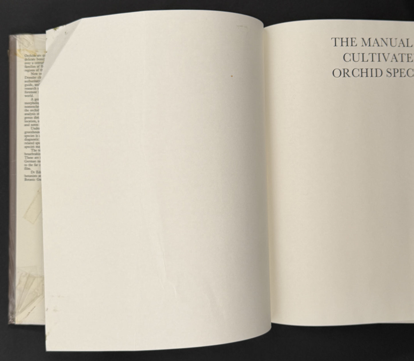 The Manual of Cultivated Orchid Species by Helmut Bechtel et al.