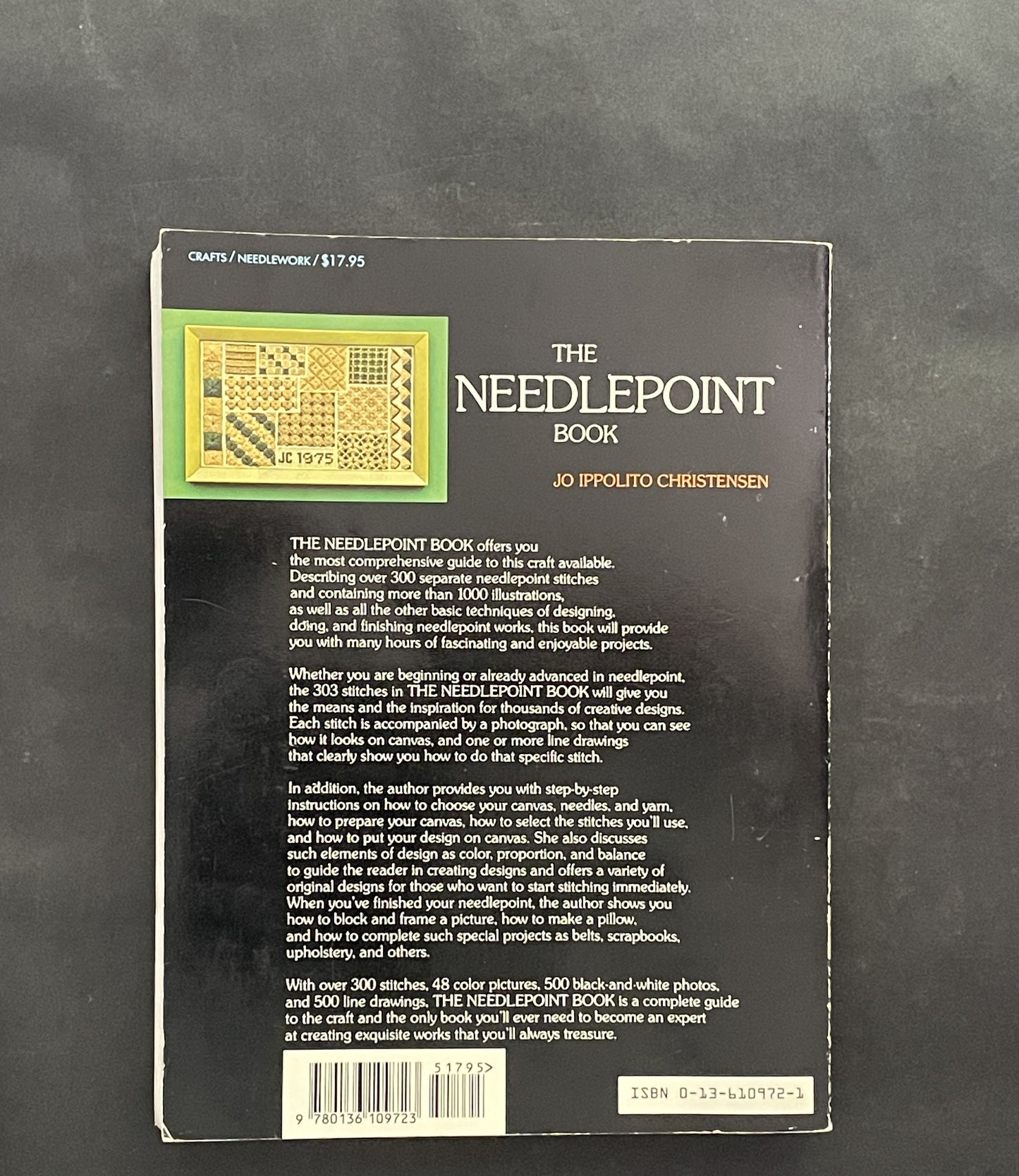 The Needlepoint Book by Jo Ippolito Christensen