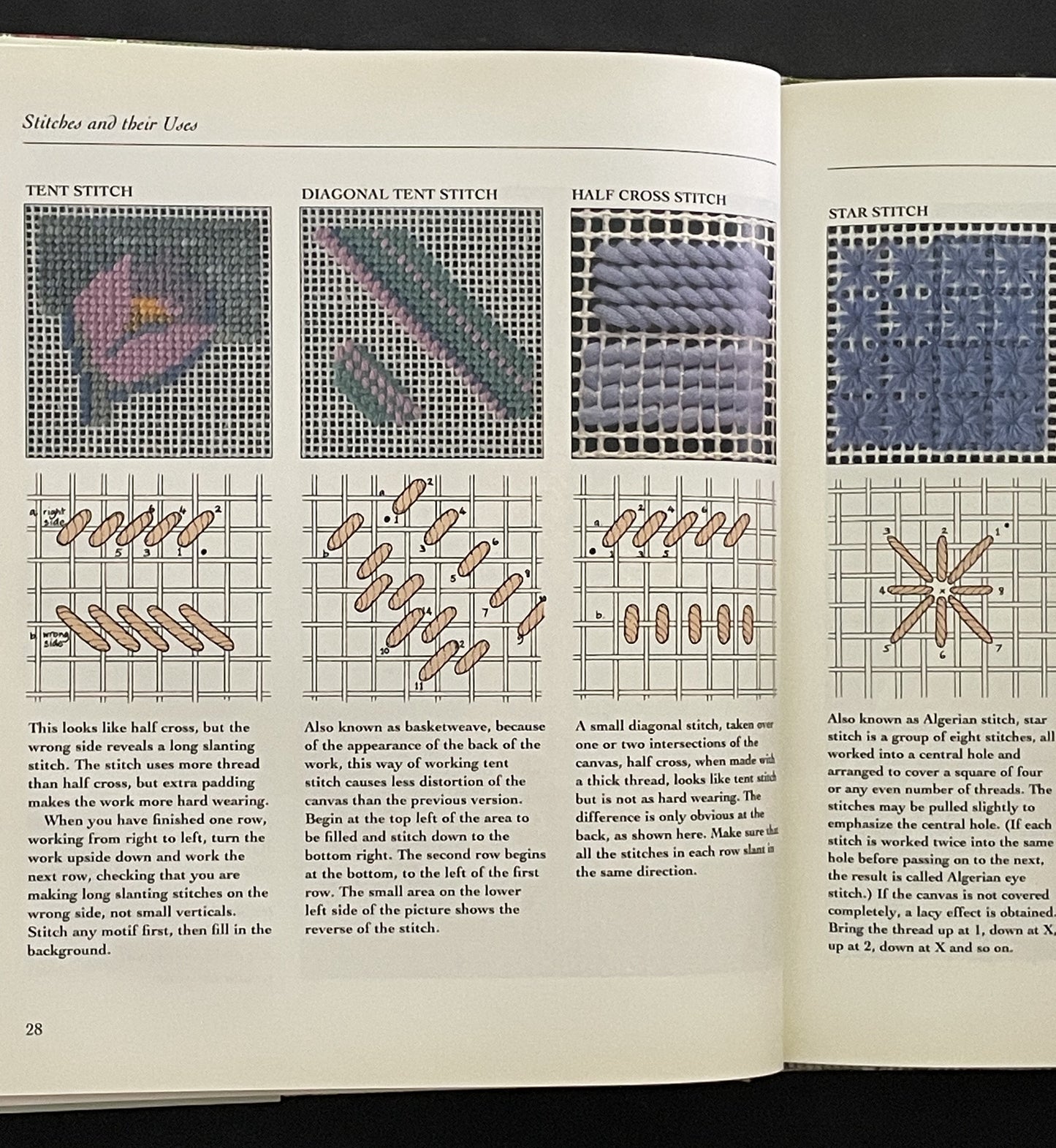 Canvas Embroidery by Peggy Field, June Linsley