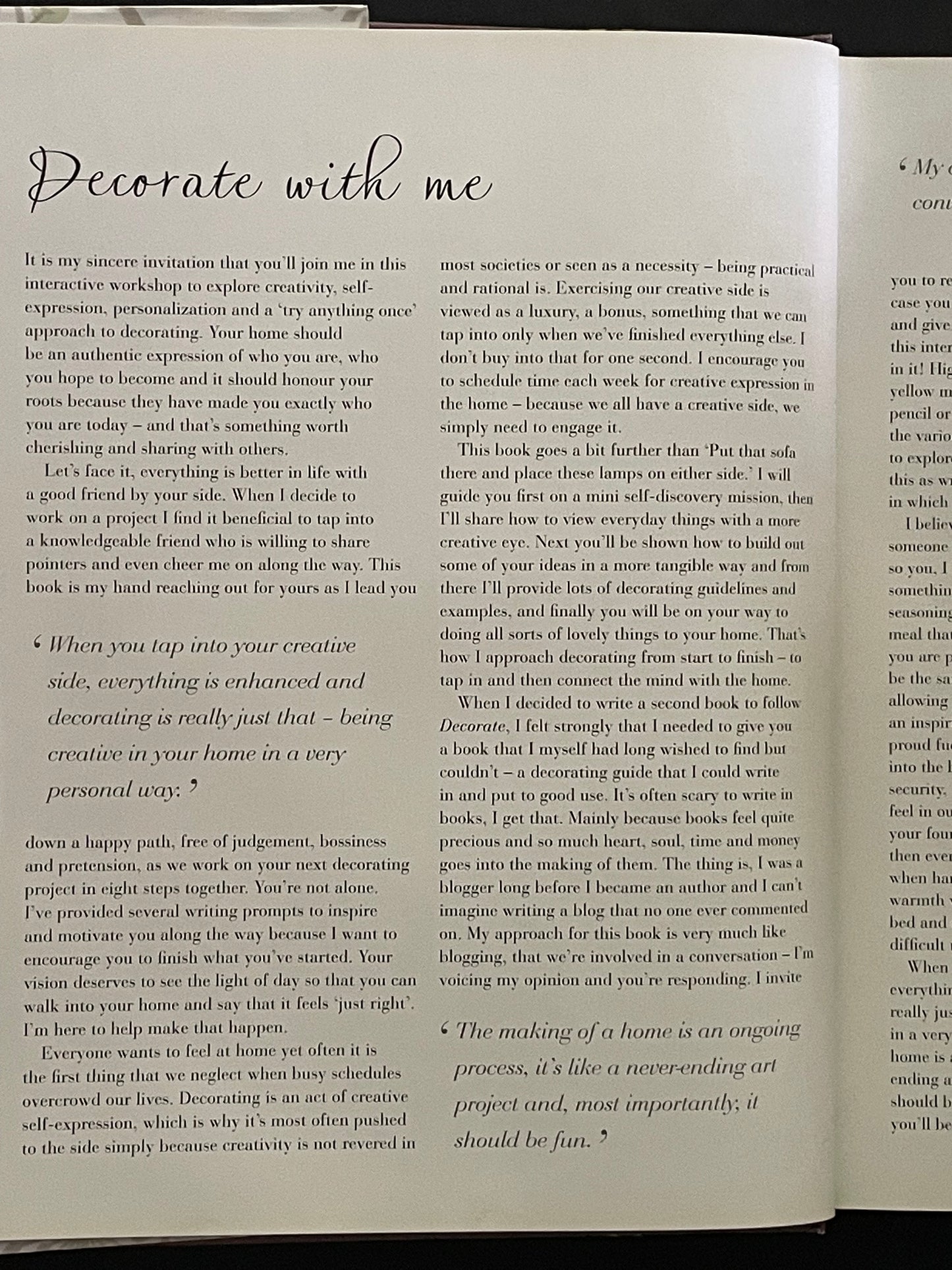 Decorate Workshop by Holly Becker, Samantha Hahn