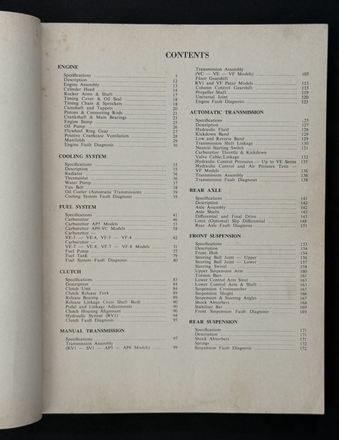 Scientific Publications Workshop Manual Series No 78 Valiant 6 Cylinder by Scientific Publications