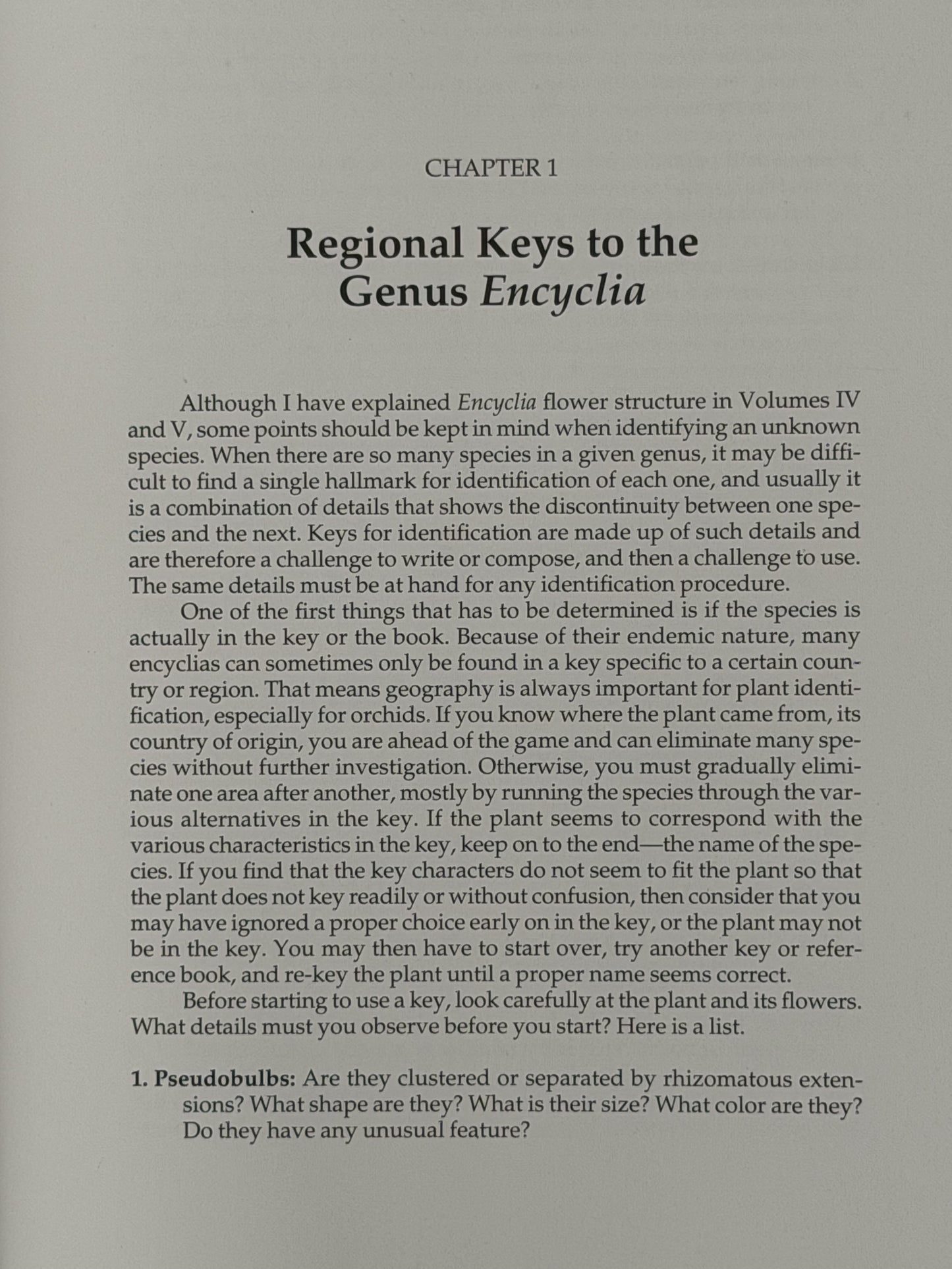 The Cattleyas and Their Relatives: The South American Encyclia species (Vol 6)