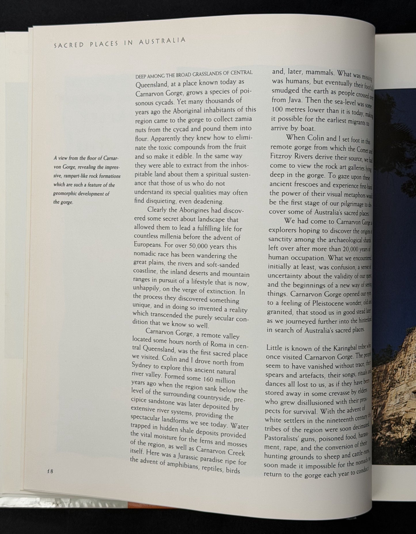 Sacred Places in Australia by James Cowan