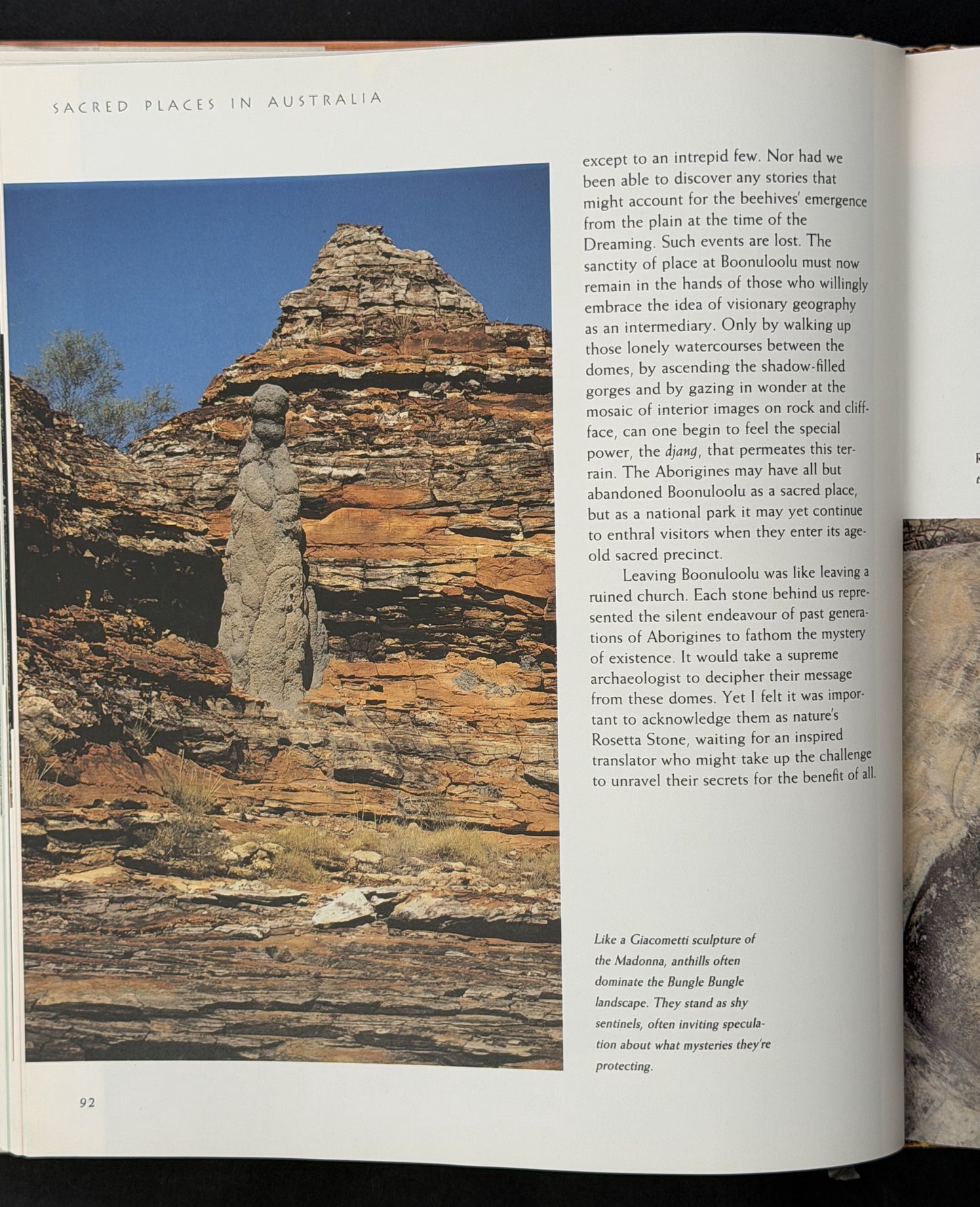 Sacred Places in Australia by James Cowan