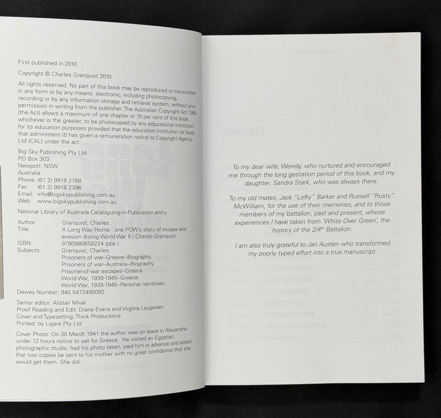 A Long Way Home by Charles Granquist