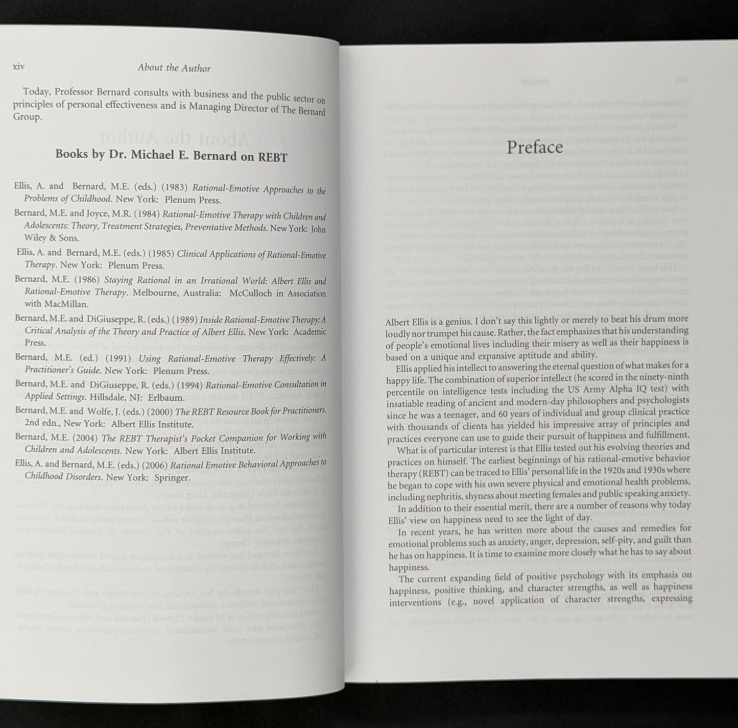 Rationality and the Pursuit of Happiness by Michael E. Bernard