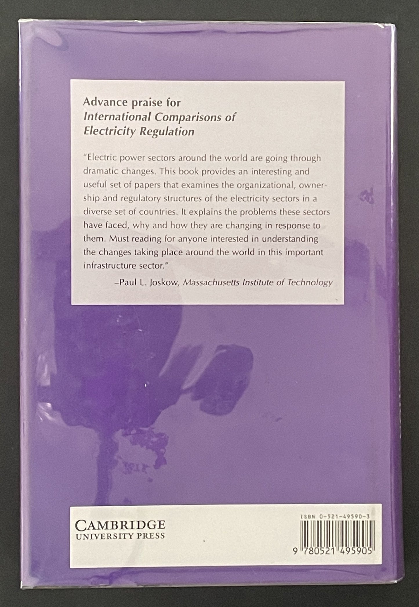 International Comparisons of Electricity Regulation by Richard J. Gilbert et al.