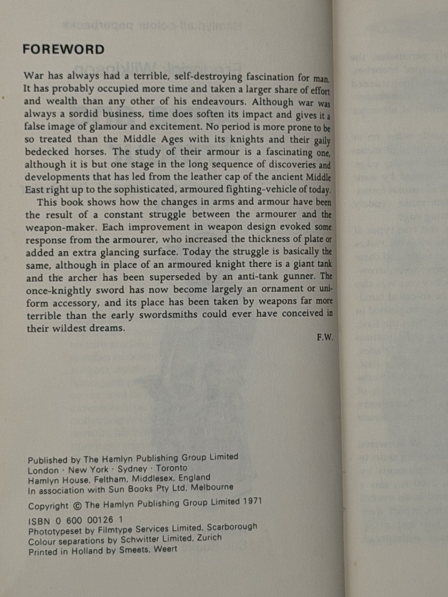 Arms and Armour by Frederick Wilkinson