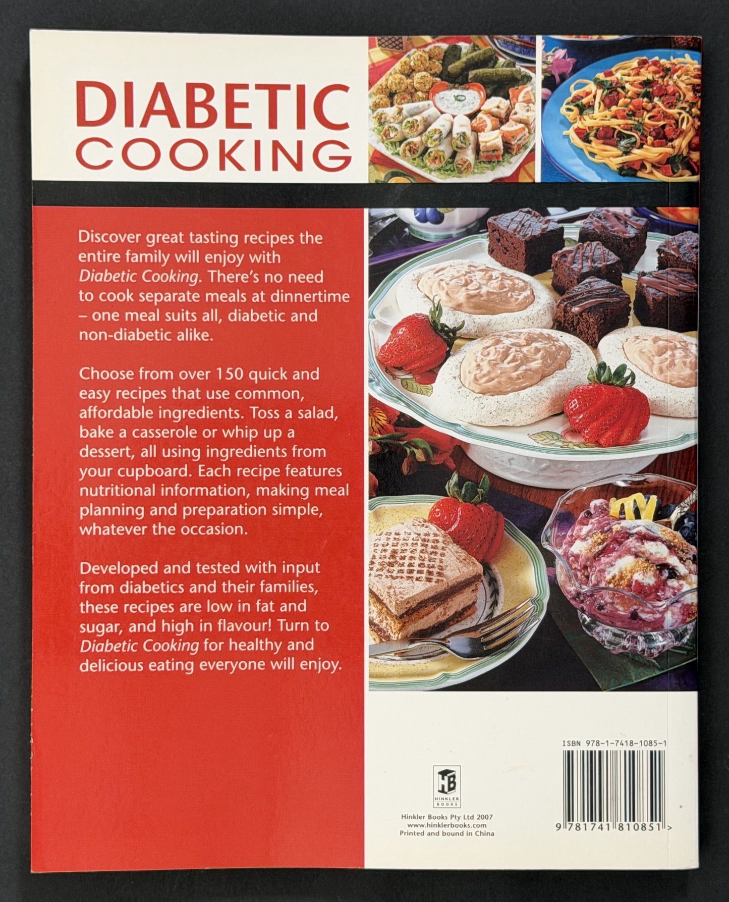 Diabetic Cooking by Jean Paré
