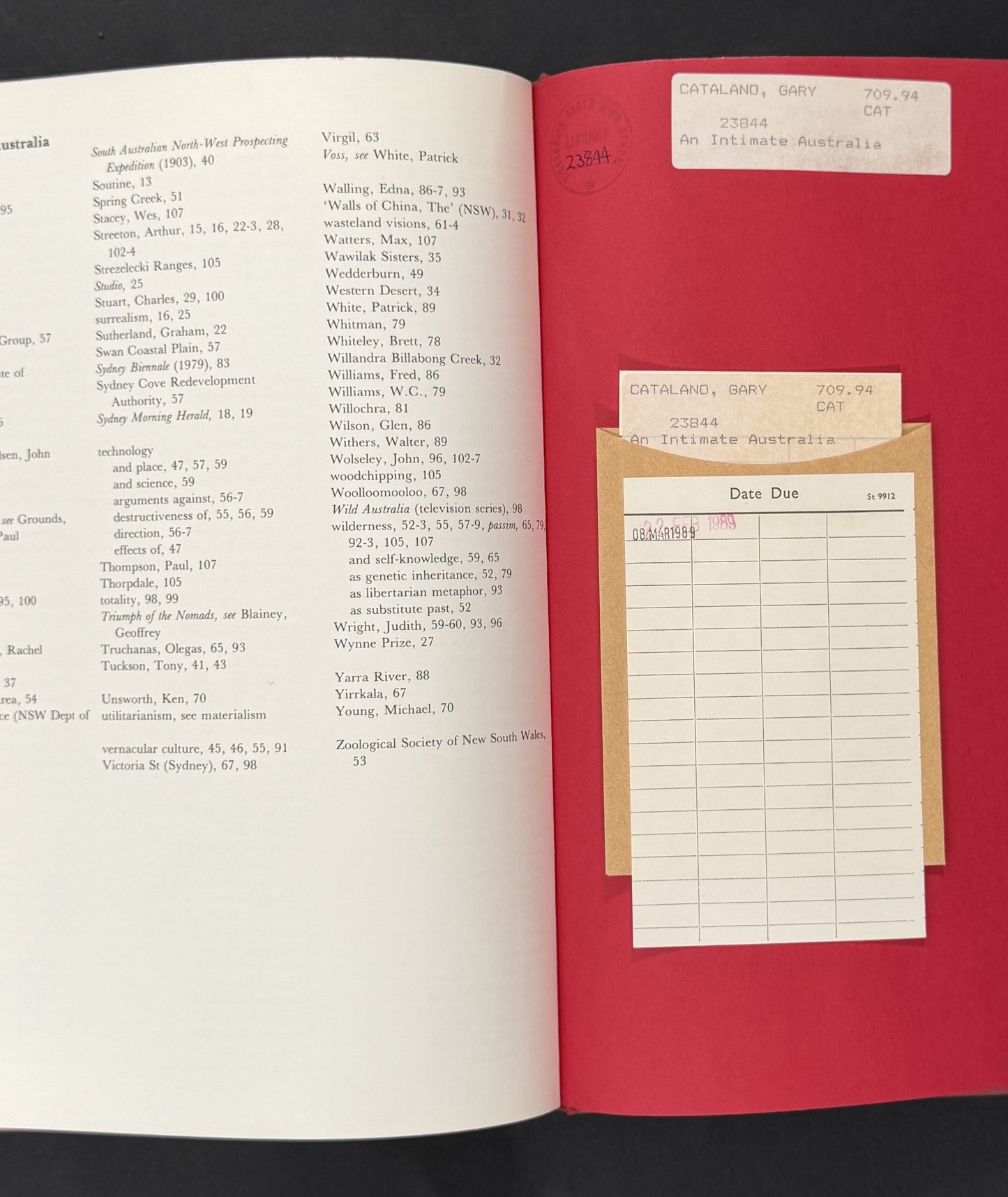 An Intimate Australia by Gary Catalano