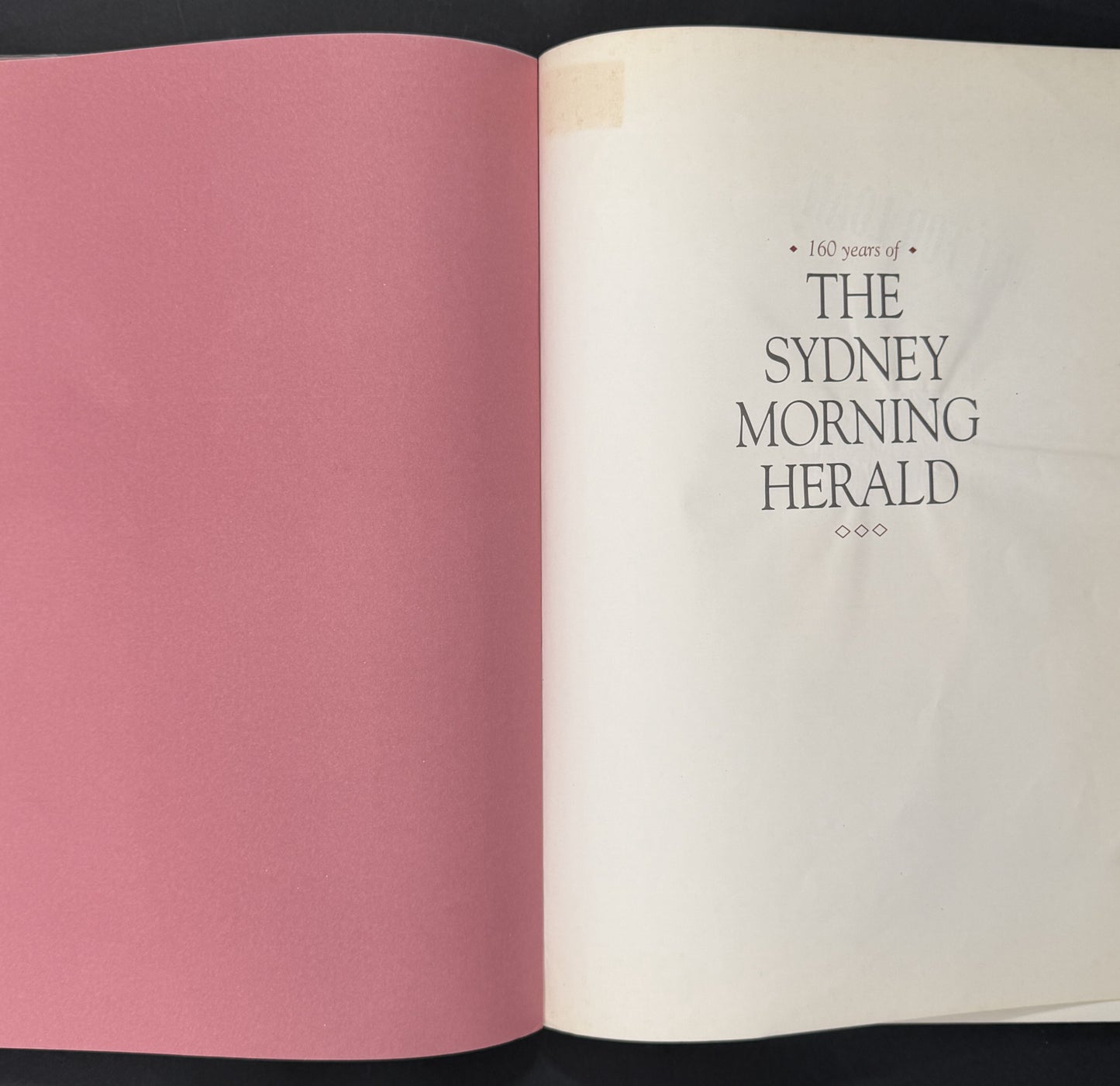 160 Years of the Sydney Morning Herald by Robert Johnston