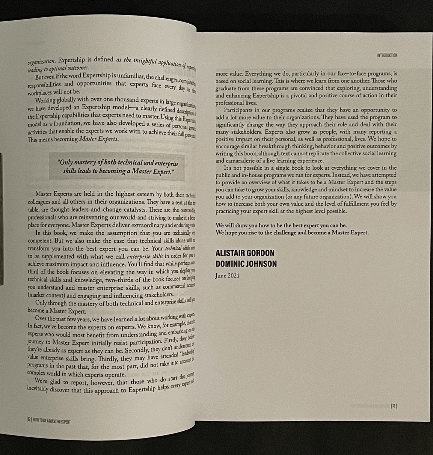 Master Expert by Alistair Gordon & Dominic Johnson