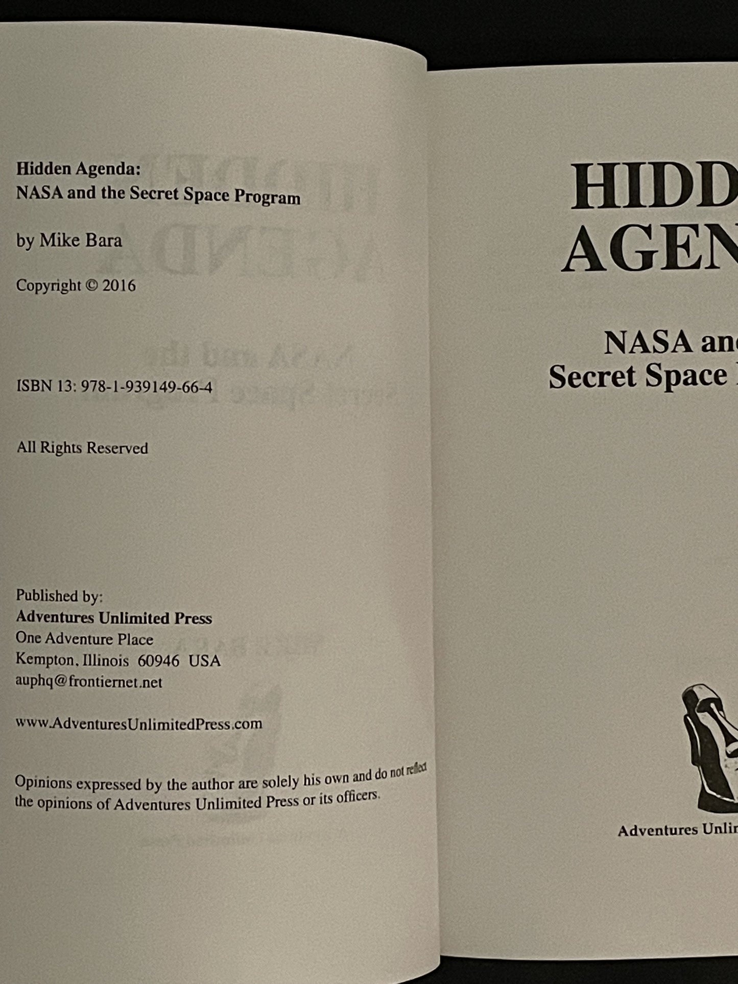 Hidden Agenda by Mike Bara