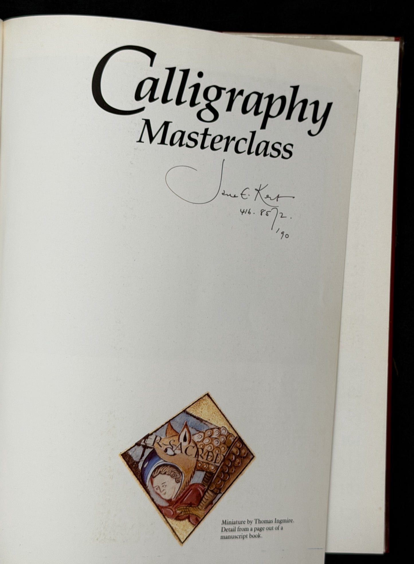 Calligraphy Masterclass by Peter Halliday