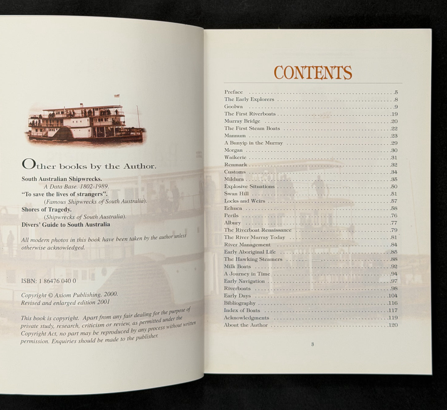 Paddle Steamers and River Boats of the River Murray by Peter Christopher