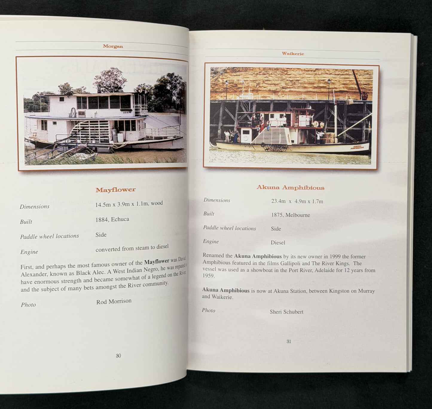 Paddle Steamers and River Boats of the River Murray by Peter Christopher