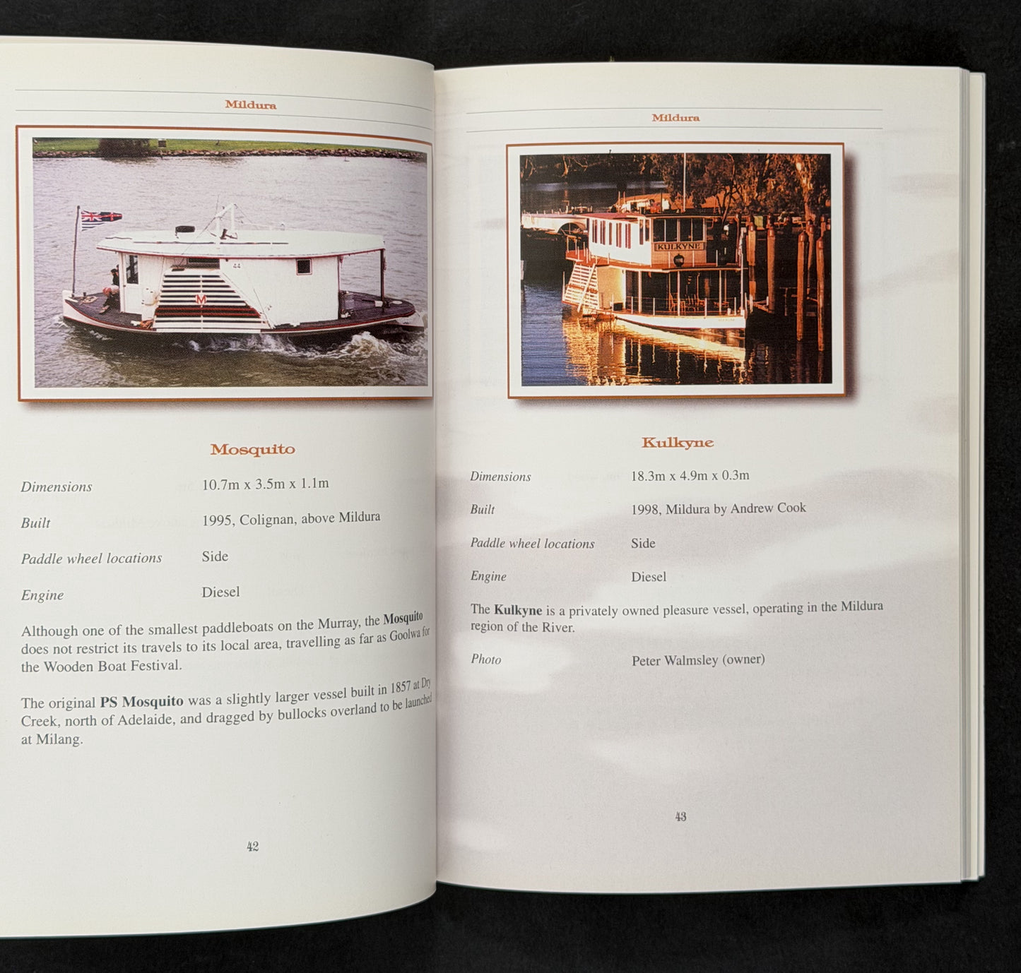 Paddle Steamers and River Boats of the River Murray by Peter Christopher