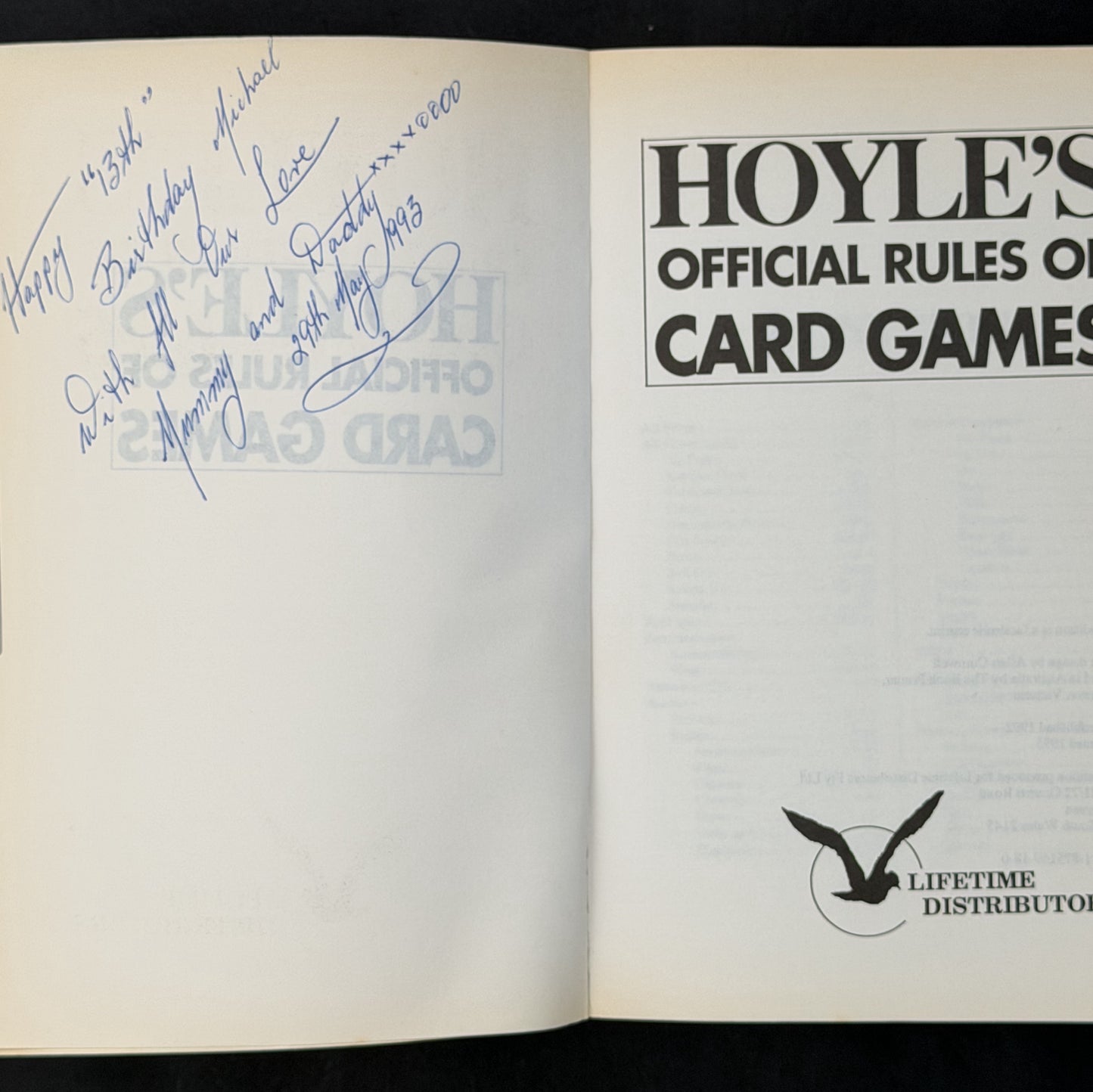 Hoyle's Official Rules of Card Games by Edmond Hoyle