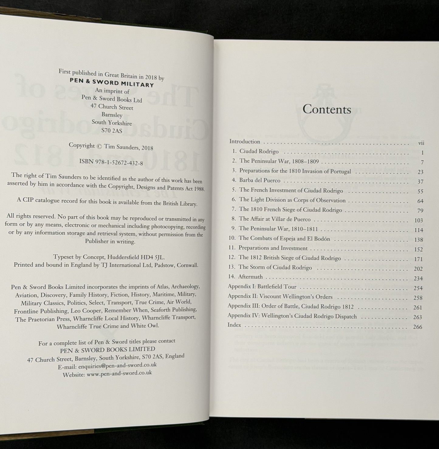 The Sieges of Ciudad Rodrigo 1810 and 1812 by Tim Saunders